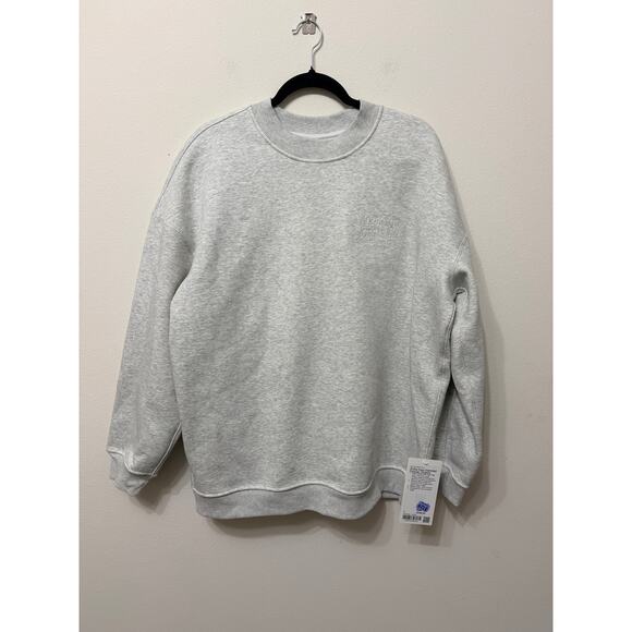 Lululemon Sweaters - NWT Women's Lululemon Big Cozy Pullover Tennis Heathered Core Sz L $168 MSRP